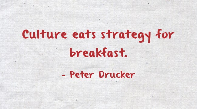 Culture eats strategy for breakfast