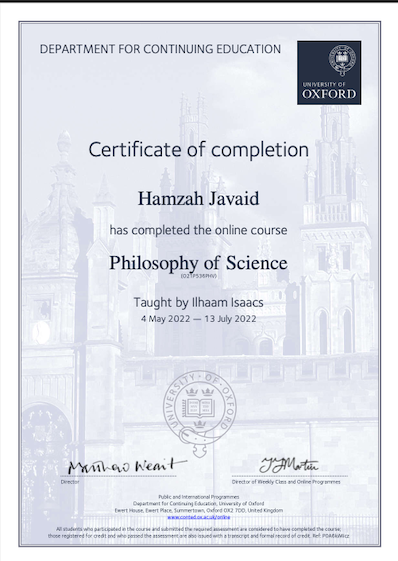 Philosophy of Science